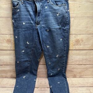 Abercrombie & Fitch Simone High Rise Ankle Jeans Sz 6 Pre Owned